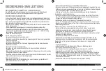 Preview for 6 page of Stanley BARFLEX BF0109 Instruction Manual