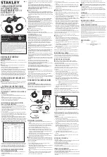 Предварительный просмотр 2 страницы Stanley BM1S Instruction Manual