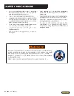 Preview for 6 page of Stanley BR37 User Manual