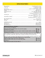 Preview for 17 page of Stanley BR4514801 User Manual