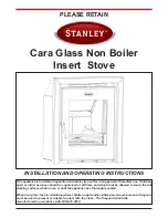 Stanley Cara Glass Installation And Operating Instructions Manual preview