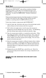 Preview for 8 page of Stanley Compulevel User Manual