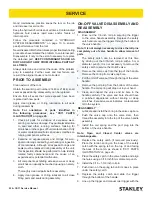 Предварительный просмотр 22 страницы Stanley CS11 Service Manual