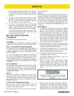 Предварительный просмотр 24 страницы Stanley CS11 Service Manual