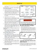 Предварительный просмотр 27 страницы Stanley CS11 Service Manual