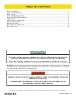 Preview for 3 page of Stanley DR19 User Manual