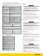 Preview for 8 page of Stanley EA08 Safety, Operation & Maintenance