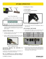 Preview for 8 page of Stanley EP30200 User Manual