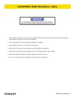 Preview for 11 page of Stanley EP30200 User Manual