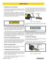 Предварительный просмотр 8 страницы Stanley EPX10 Safety, Operation And Maintenance User'S Manual