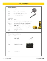 Предварительный просмотр 18 страницы Stanley EPX10 Safety, Operation And Maintenance User'S Manual