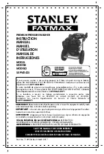 Preview for 1 page of Stanley Farmax SXPW3425 Instruction Manual