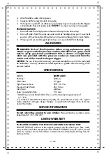 Preview for 20 page of Stanley Farmax SXPW3425 Instruction Manual