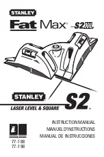 Stanley Fat Max S2 Instruction Manual preview