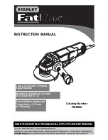 Stanley FatMax FME820 Instruction Manual preview