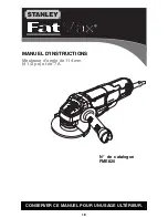 Preview for 18 page of Stanley FatMax FME820 Instruction Manual