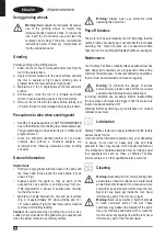 Preview for 10 page of Stanley FATMAX FMEG125V Manual