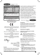 Preview for 53 page of Stanley FATMAX FMEG225VS Manual