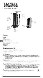 Предварительный просмотр 70 страницы Stanley FATMAX FMHT1-77359 User Manual