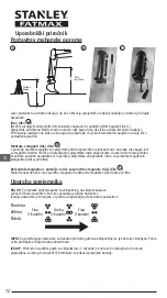 Предварительный просмотр 72 страницы Stanley FATMAX FMHT1-77359 User Manual