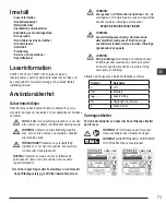 Предварительный просмотр 73 страницы Stanley FATMAX FMHT1-77416 Instructions Manual