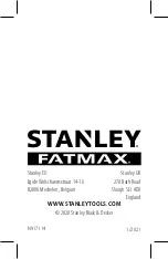 Preview for 170 page of Stanley FATMAX FMHT66719 Original Instructions Manual