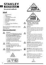 Preview for 12 page of Stanley Fatmax FMHT77356 Manual