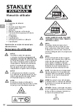 Preview for 44 page of Stanley Fatmax FMHT77356 Manual