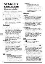 Preview for 112 page of Stanley Fatmax FMHT77356 Manual