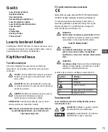 Предварительный просмотр 75 страницы Stanley Fatmax FMHT77597 User Manual