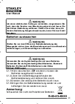 Preview for 23 page of Stanley FATMAX FMHT82565-0 Instruction Manual