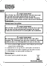 Preview for 34 page of Stanley FATMAX FMHT82565-0 Instruction Manual