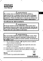 Preview for 45 page of Stanley FATMAX FMHT82565-0 Instruction Manual