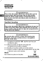 Preview for 56 page of Stanley FATMAX FMHT82565-0 Instruction Manual