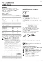 Preview for 101 page of Stanley Fatmax SFMCHTB866 Original Instructions Manual