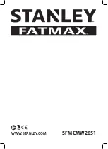 Stanley FATMAX SFMCMW2651 Original Instructions Manual предпросмотр