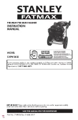 Предварительный просмотр 1 страницы Stanley FATMAX SXPW3425 Instruction Manual