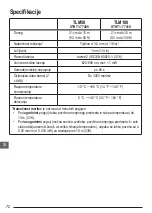 Preview for 72 page of Stanley FATMAX TLM 100 Manual