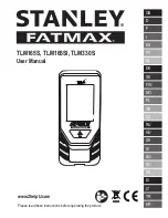 Preview for 1 page of Stanley Fatmax TLM165S User Manual