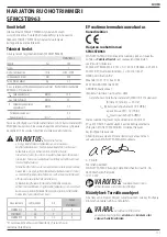 Предварительный просмотр 113 страницы Stanley FATMAX V60 Original Instructions Manual