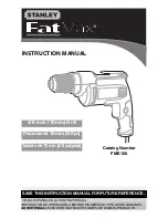 Preview for 1 page of Stanley FME105 FatMax Instruction Manual