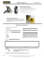 Предварительный просмотр 3 страницы Stanley G5000S Owner'S Manual