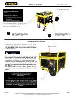 Предварительный просмотр 8 страницы Stanley G5000S Owner'S Manual