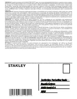 Предварительный просмотр 32 страницы Stanley GOLDEN ARC MINI User Manual