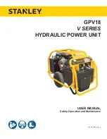 Stanley GPV18 V SERIES User Manual preview