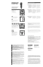 Stanley GS-302 Operating Instructions Manual preview