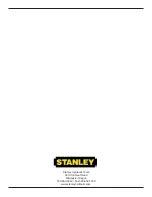 Предварительный просмотр 22 страницы Stanley GT09 Safety, Operation And Maintenance User'S Manual