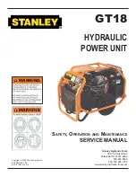 Stanley GT18 Service Manual preview