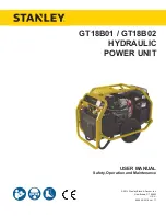 Stanley GT18B01 User Manual preview