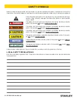 Preview for 4 page of Stanley GT18B01 User Manual